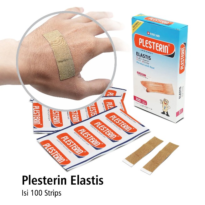 Plesterin First Aid Elastis 19 x 65